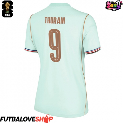 Dres Francúzsko Marcus Thuram #9 Preč pre Ženy MS 2026 Krátky Rukáv